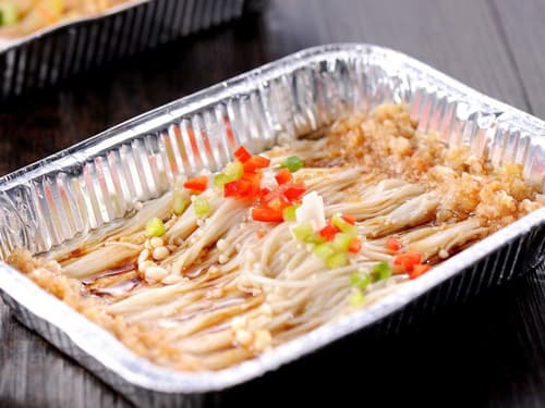 蔡甸锡纸烤金针菇